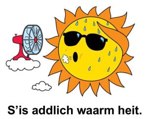 sis addlich waarm heit